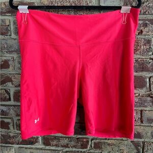 Under Armour HeatGear Compression Bike Shorts Hot Pink XL